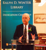 2007 - Ralph D. Winter @ library dedication in his honor